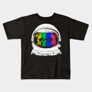 Astronaut Pug Kids T-Shirt